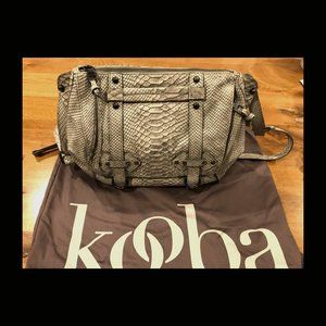Kooba Crossbody bag with snake relief